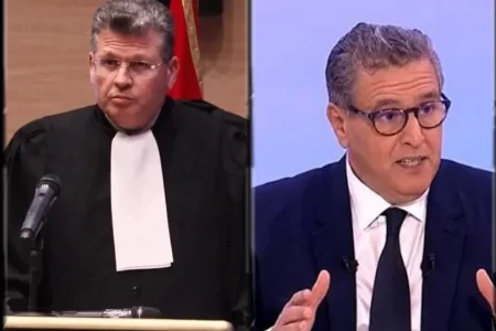 عاجل : اخنوش ورئيس جمعية المحامين بالمغرب في لقاء عاجل لانهاء التوقفات