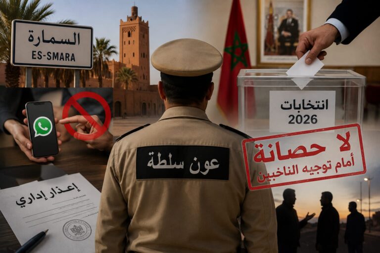 السمارة تشهر البطاقة الحمراء، لا حصانة انتخابية لأعوان السلطة