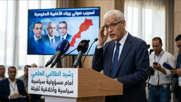 تسريب صوتي يربك حسابات التحالف الحكومي: الطالبي العلمي في مرمى العاصفة بسبب تصريحات “وزارة المالية”