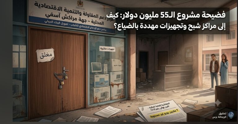 فضيحة مشروع الـ55 مليون دولار: كيف انتهى إدماج الشباب إلى مراكز شبح وتجهيزات مهددة بالضياع؟